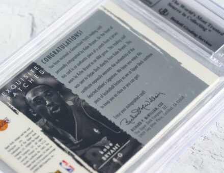 2003-04 Upper Deck Exquisite Collection Autographed Kobe Bryant Card