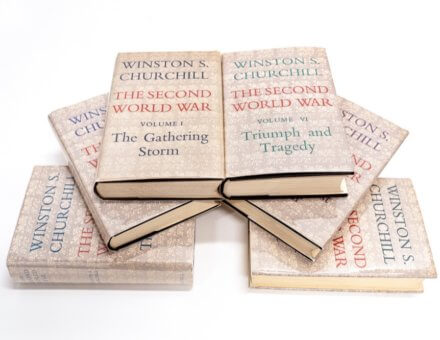 First English Volumes I-VI of The Second World War by Winston Churchill