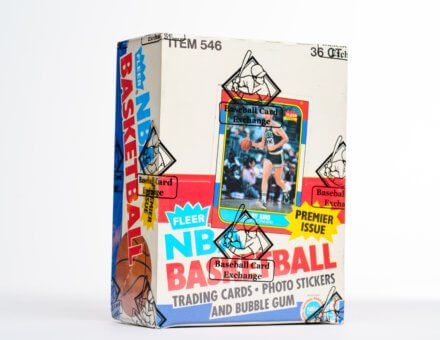 1986-87 Fleer Basketball Wax Box (Sealed)